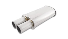 Load image into Gallery viewer, Vibrant Streetpower Oval Muffler w/3.00in Round Straight Cut Tip (2.50in Inlet)