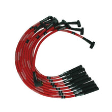 Load image into Gallery viewer, Moroso SB Chrysler Mopar 273/318/340/360 Str Plug Boots HEI Sleeved Ultra Spark Plug Wire Set - Red