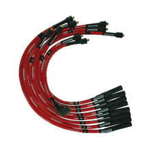 Load image into Gallery viewer, Moroso SB Chrysler Mopar 273/318/340/360 Str Plug &amp; Dist Sleeved Ultra Spark Plug Wire Set - Red